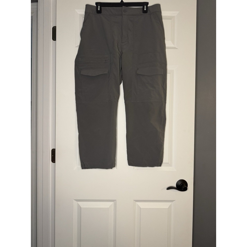 Zella All Day Getaway Cropped Cargo Pants Xl Gray